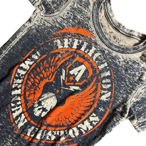 Affliction American Customs women’s sheer tshirt size small‎
